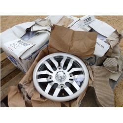 (1) LOT 4 ALUMINUM WHEELS