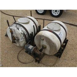 (1) LOT 2 SPRAY TANKS W/PUMPS