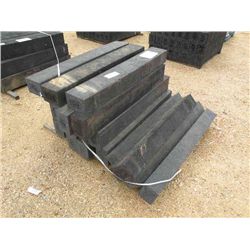 (1) LOT RUBBER LANDSCAPE TIMBERS