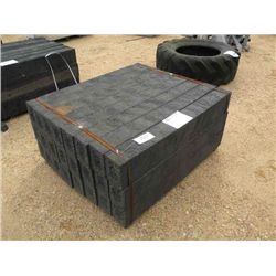 (1) LOT RUBBER LANDSCAPE TIMBERS