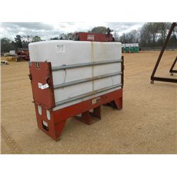 PLASTIC WATER TANK W/FRAME