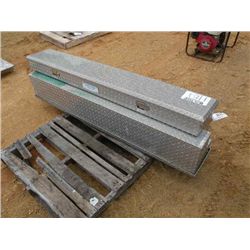 (1) LOT 2 ALUMINUM SIDE TOOLBOXES