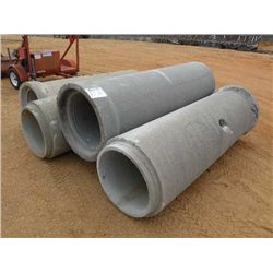 (1) LOT 4 PIECES CONCRETE PIPE