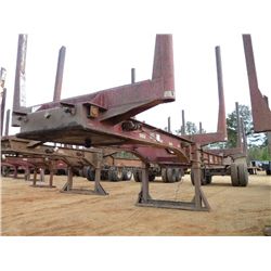 1987 4 BOLSTER LOG TRAILER