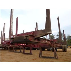 1982 4 BOLSTER LOG TRAILER