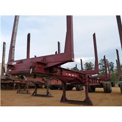 1983 HARDEE 4 BOLSTER LOG TRAILER