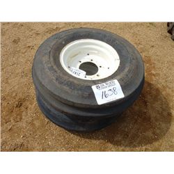 (1) LOT 2 10.00-16 TIRES & WHEELS