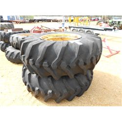 (1) LOT 2 23.1-30 TIRES & WHEELS