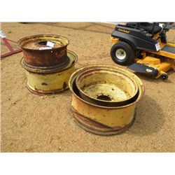 (1) LOT 4 TRACTOR WHEELS