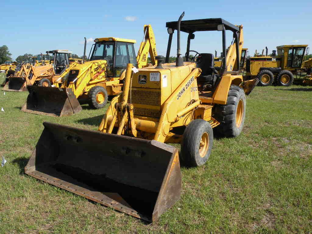 210c JOHN DEERE 210C LOADER BACKHOE - J.M. Wood Auction Company, Inc.