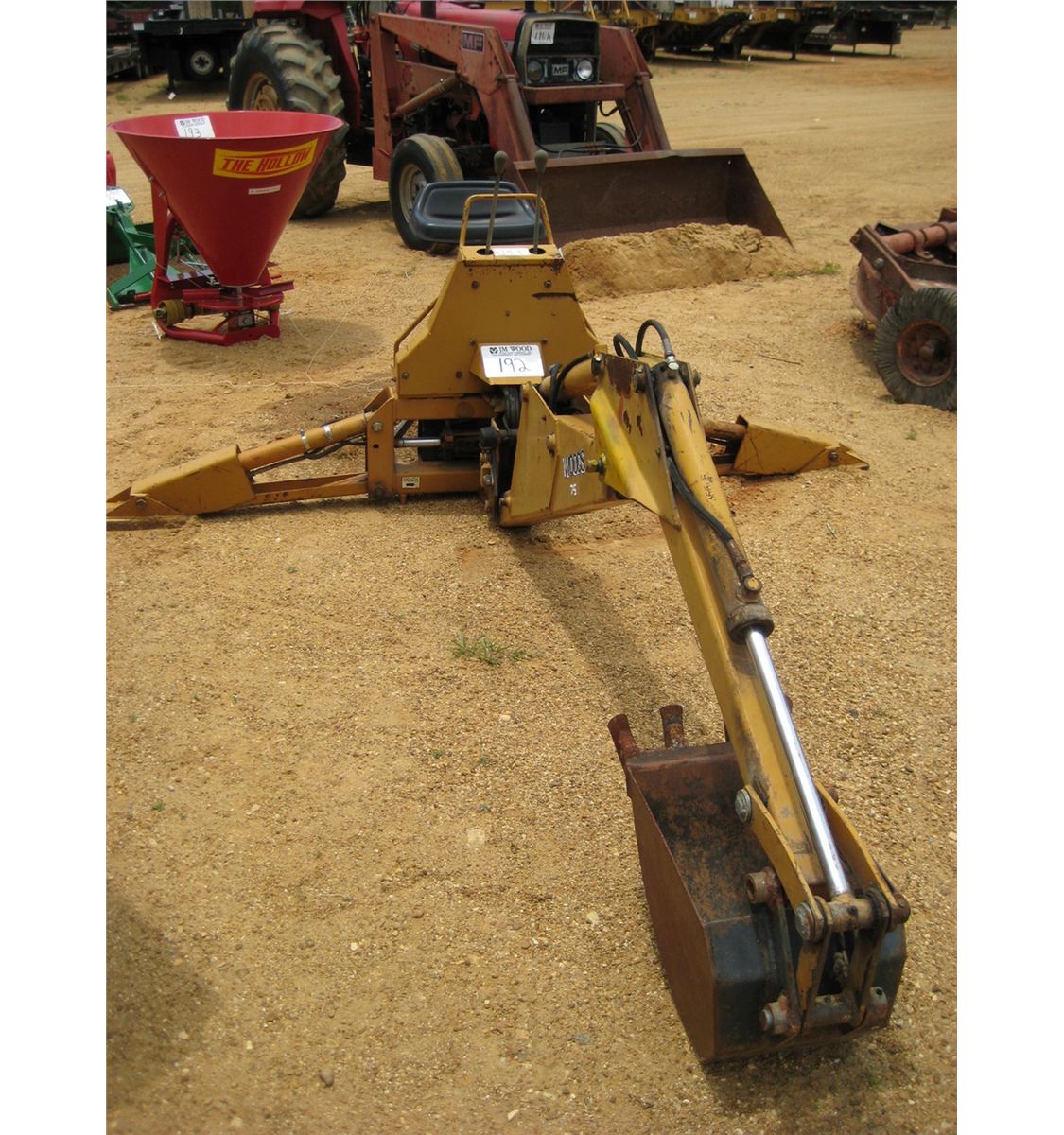WOOD 750 BACKHOE ATTACHMENT