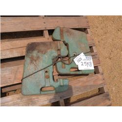 JOHN DEERE TRACTOR WEIGHT