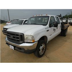 2004 FORD F450 FLATBED