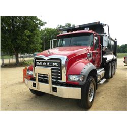 2012 MACK GU713 TRI-AXLE DUMP