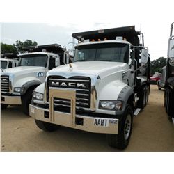 2011 MACK GU713 TRI-AXLE DUMP
