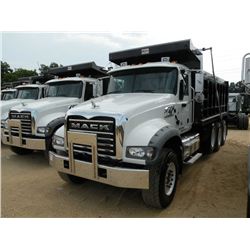 2012 MACK GU713 TRI-AXLE DUMP