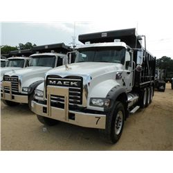 2011 MACK GU713 TRI-AXLE DUMPS