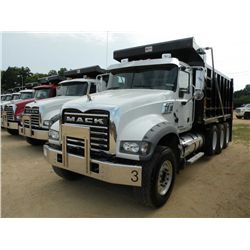 2011 MACK GU713 TRI-AXLE DUMPS