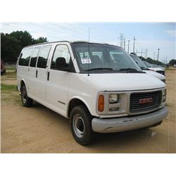 2001 GMC 2500 VAN TRUCK