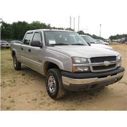 2004 CHEVROLET 2500 4X4 PICKUP
