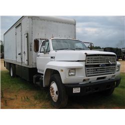 1985 FORD S/A VAN TRUCK