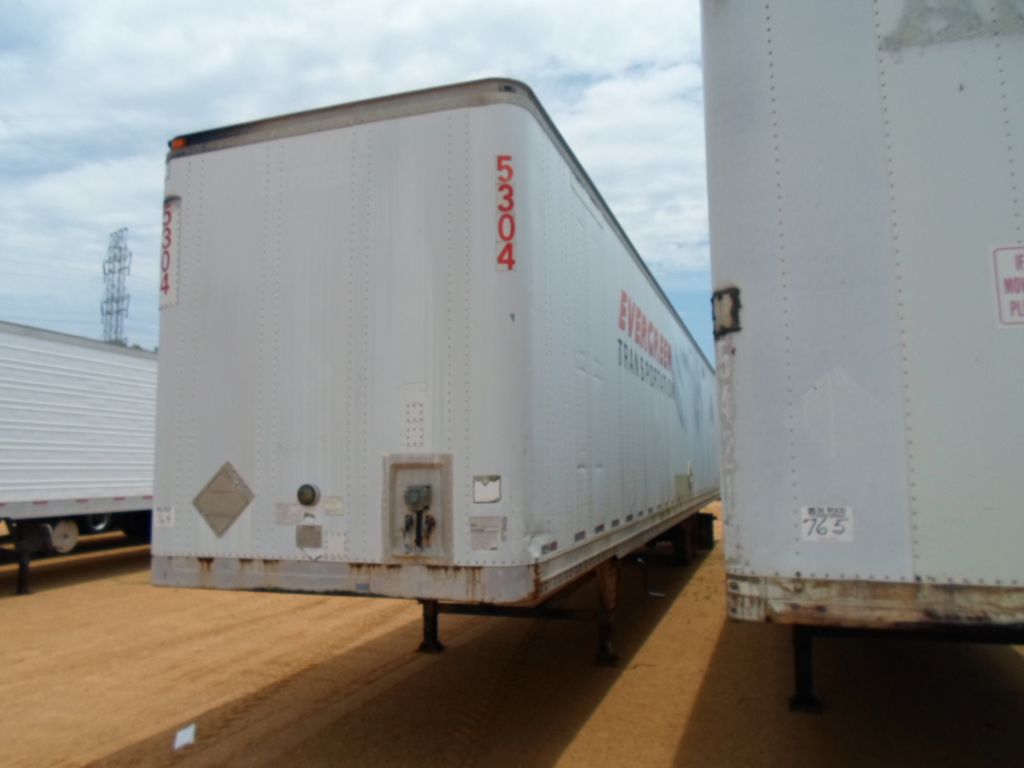 1996 HYUNDAI 53' DRY BOX VAN TRAILER