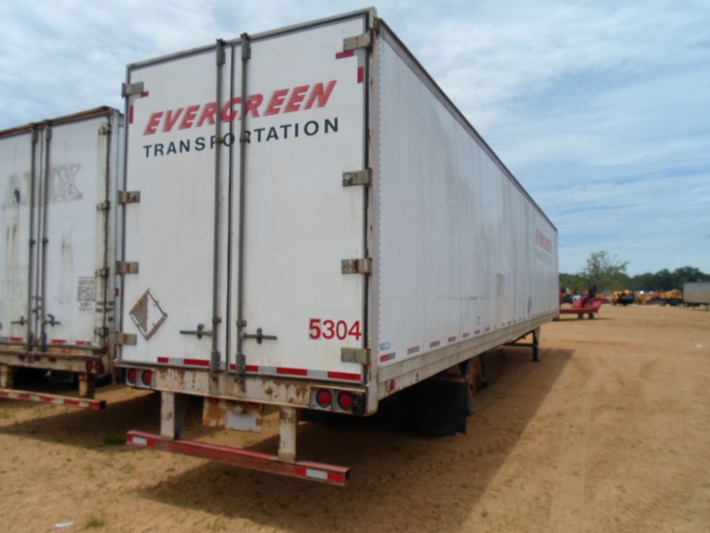 1996 HYUNDAI 53' DRY BOX VAN TRAILER