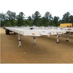 1974 GREAT DANE 45'X75' EXTENDABLE FLATBED TRAILER