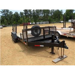 6 1/2 X 18' DUAL AXLE TAG TRAILER