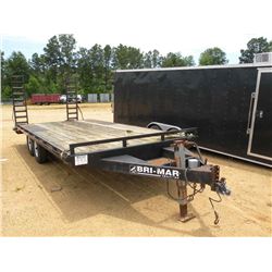 BRI MAR 8' X 20' TAG TRAILER DOVE TAIL W/RAMP