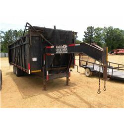 8 1/2'X20' HYDRAULIC DUMP TRAILER
