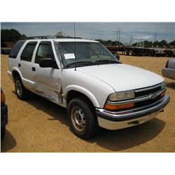1999 CHEVROLET 4 DOOR BLAZER SUV
