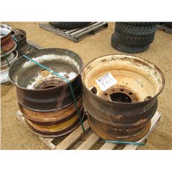 (1) LOT 4 STEEL RIMS