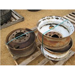 (1) LOT 3 STEEL RIMS