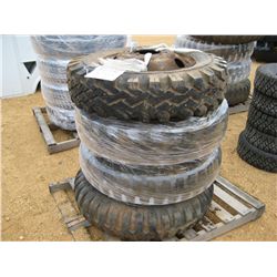 (1) LOT 4 TIRES & RIMS