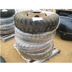(1) LOT 4 11.00-20 TIRES & RIMS