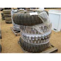 (1) LOT 4 11.00-20 TIRES & RIMS