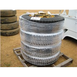 (1) LOT 10.00R20 TIRES & RIMS