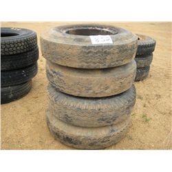 (1) LOT 4 10.00-20 TIRES & RIMS