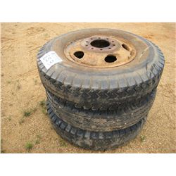 (1) LOT 3 9.00-20 TIRES & RIMS