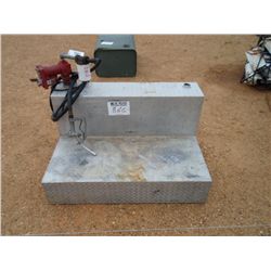 90 GALLON FUEL TAND W/ELECTRIC PUMP