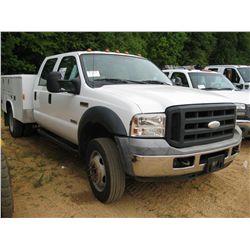 2006 FORD F550 4X4 SERVICE TRUCK