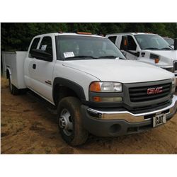 2005 GMC 3500 S/A SERVICE TRUCK
