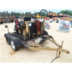 TAR KETTLE MOUNTED ON TANDEM AXLE TRAILER