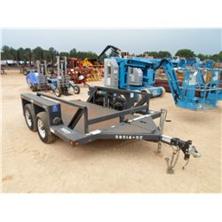 2008 JLG 6X12 HYDRAULIC LIFT TAG T/A TRAILER