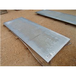 12 GAUGE GALVANIZED STEEL PLATE 4' X 10.5'