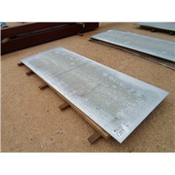 12 GAUGE GALVANIZED STEEL PLATE 4' X 10.5'