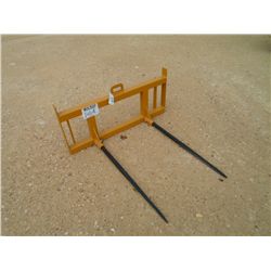 (UNUSED) QUICK -ATTACH TWIN TINE HAY SPEAR