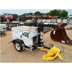 MULTIQUIP NIGHT HAWK LT12 LIGHT PLANT 4X1000 WATT LIGHT TOWER (05 YR)