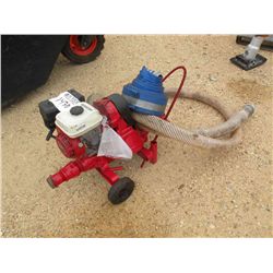 HOMELITE 3" PUMP W/HONDA 4.0 ENGINE W/(2) HOS